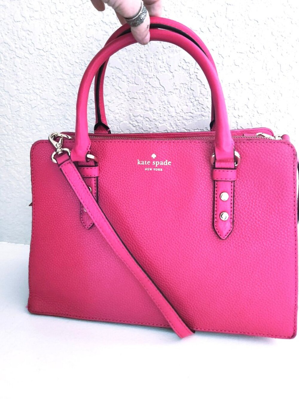 Kate Spade New York Pink Mulberry Street Lise Shoulder Bag Purse